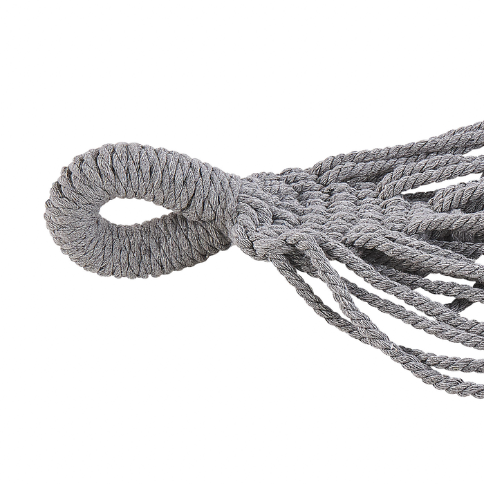 Beliani - ROCCA - Hangmat - Lichtgrijs - Katoen