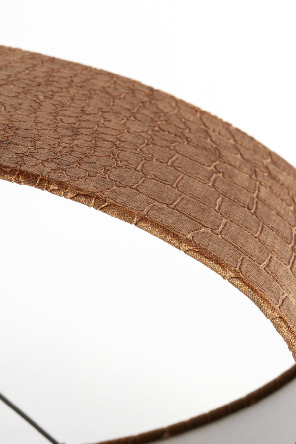 Light&living Kap ovaal recht smal 45-21-22 cm PRAYA bruin