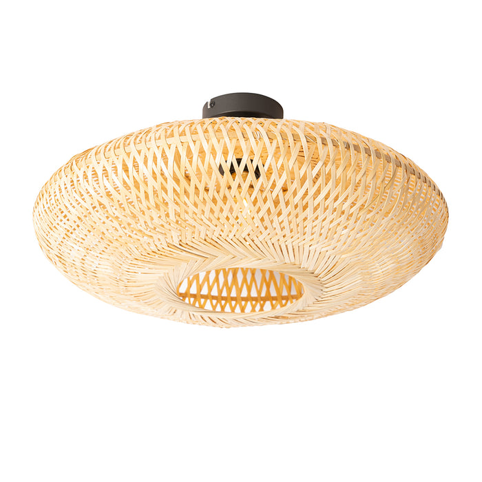 QAZQA Oosterse plafondlamp bamboe 50 cm - Ostrava