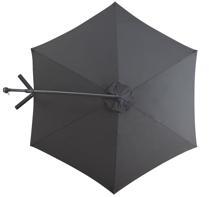 ACAZA Zweefparasol Donkergrijs