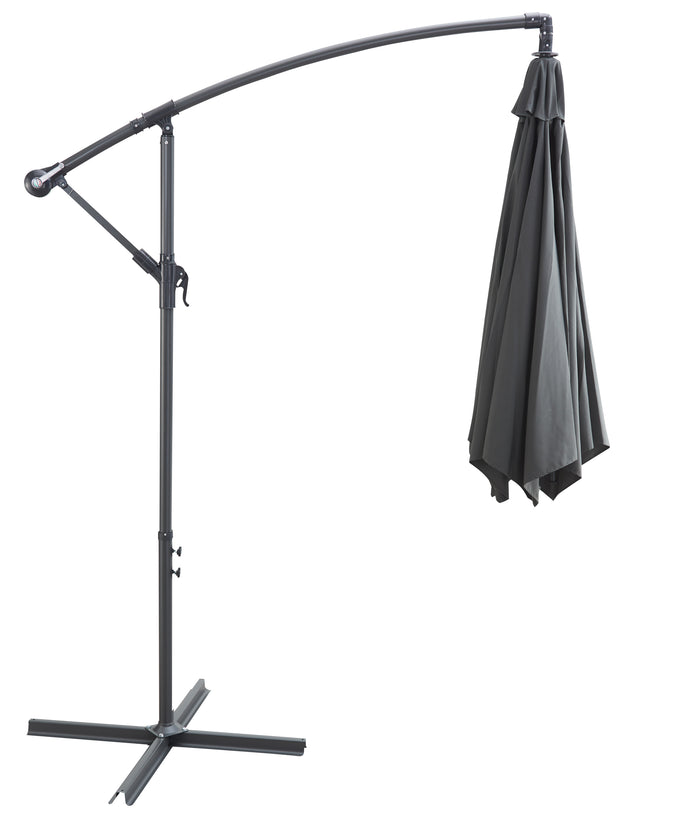ACAZA Zweefparasol Donkergrijs