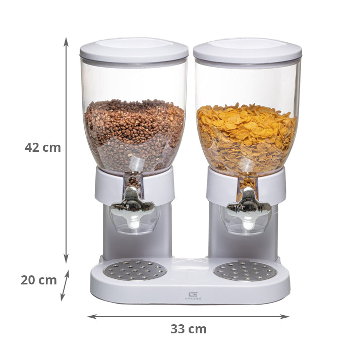 United Entertainment ® - Cornflakes Dispenser - Wit