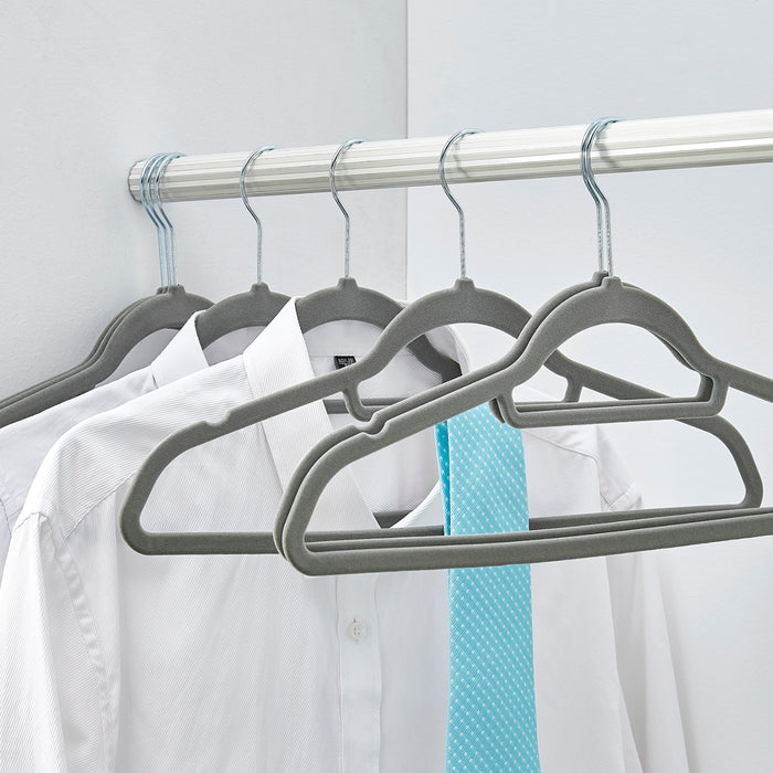 ACAZA Kledinghanger Grijs  - 50 st.