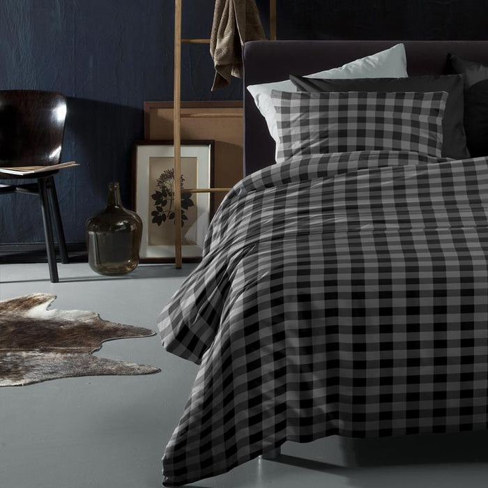 Damai Timber Dekbedovertrek 140 x 200|220 cm - Grijs