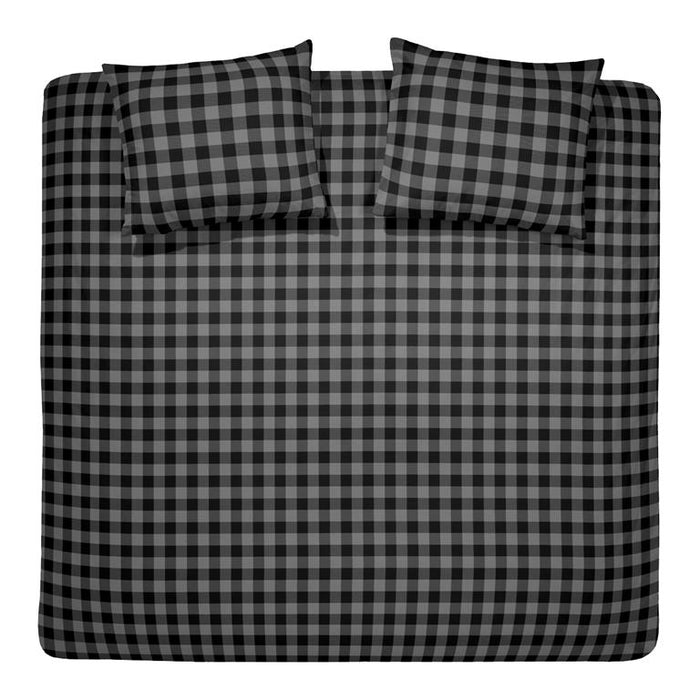 Damai Timber Dekbedovertrek 240 x 200|220 cm - Grijs