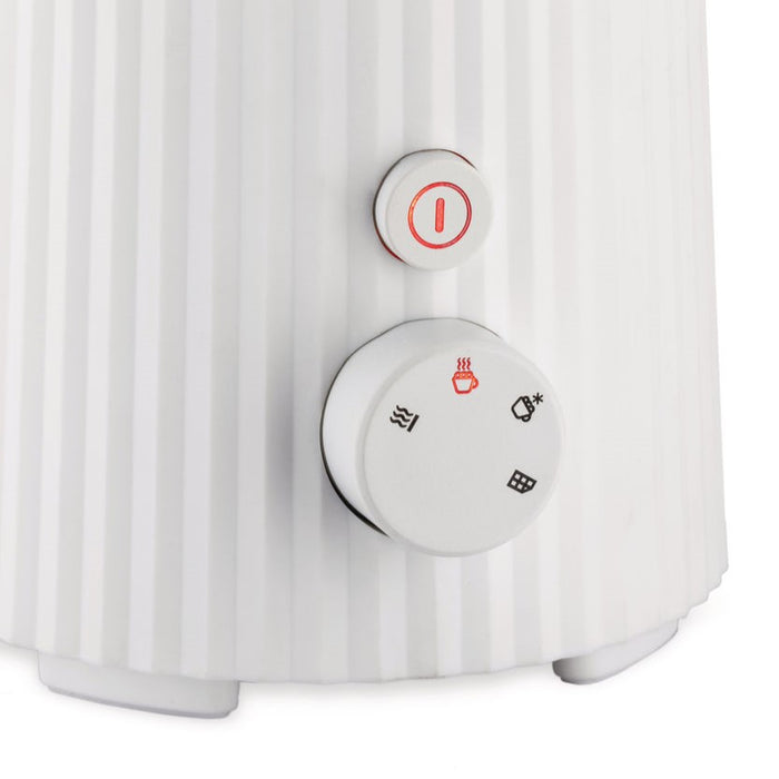 Alessi Plissé Melkopschuimer - Wit