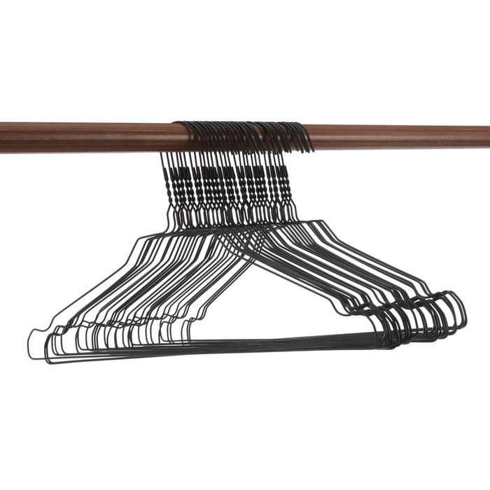 ACAZA Kledinghanger Zwart  - 60 st.