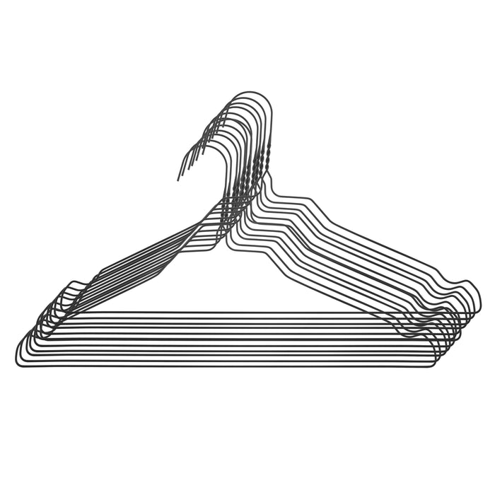 ACAZA Kledinghanger Zwart  - 60 st.