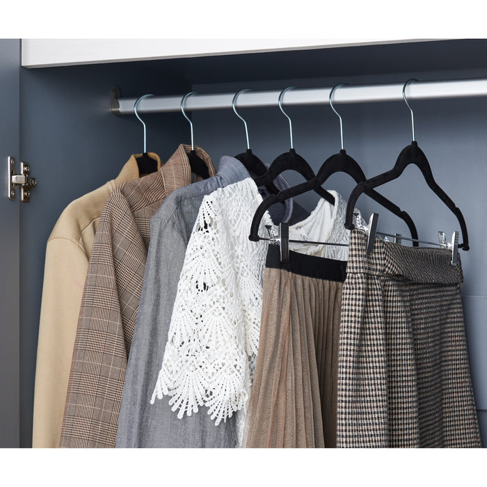 ACAZA Kledinghanger Zwart  - 20 st.