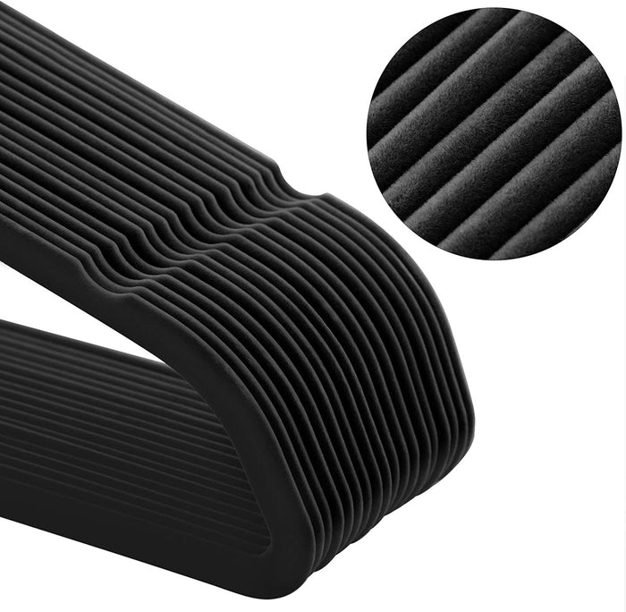 ACAZA Kledinghanger Zwart  - 50 st.