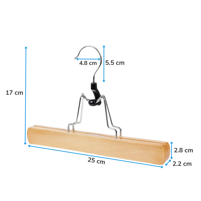 ACAZA Kledinghanger Natuurlijk bruin  - 12 st.
