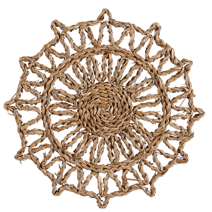 Beliani - PINTANO - Wanddecoratie - Naturel - Zeewier