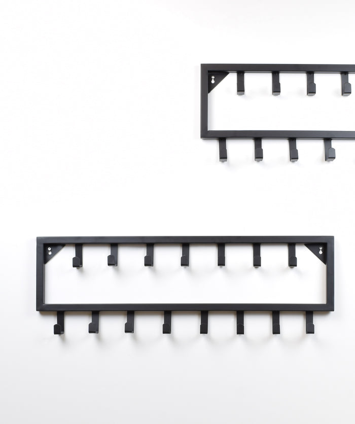 LOFT42 Bono Kapstok - Zwart – Metaal – 15 haken - 80x26x4
