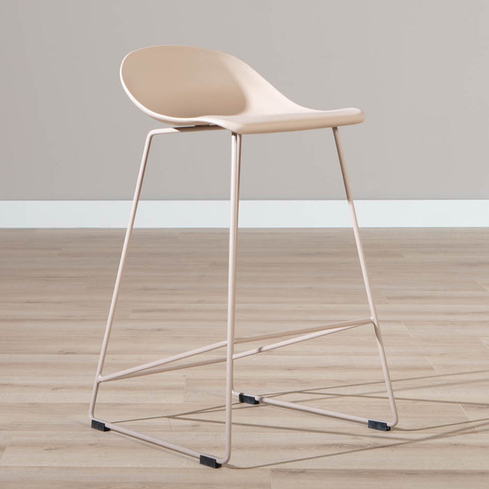 Bronx71 Scandinavische Barkruk Ellen taupe 66cm