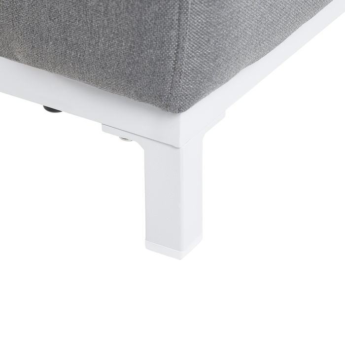 Beliani - ROVIGO - Tuinstoel set van 2 - Grijs - Polyester