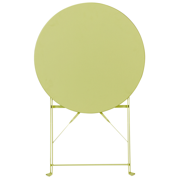Beliani - FIORI - Bistroset voor 2 - Groen|Geel - Staal