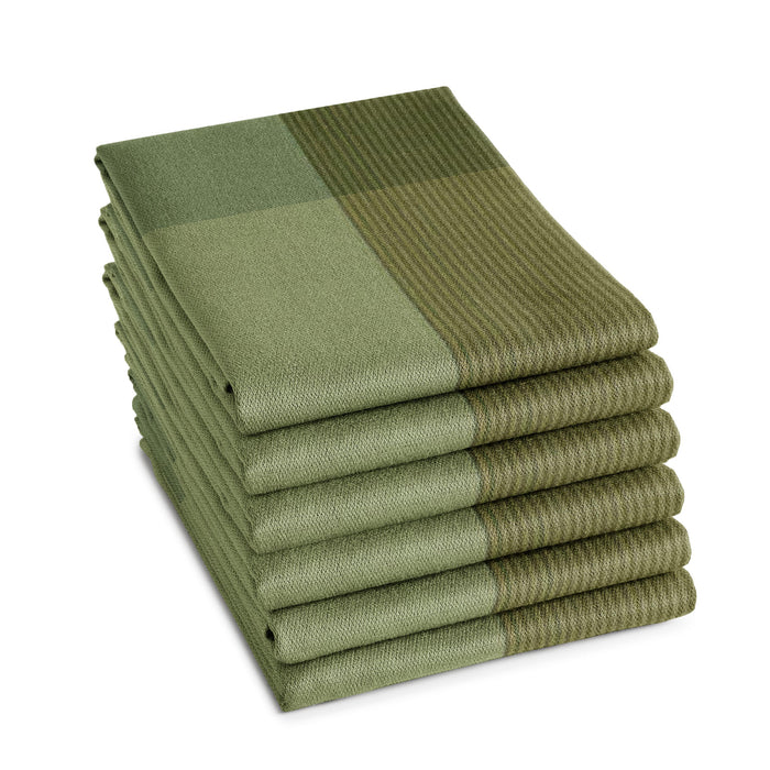 DDDDD theedoek Blend - 60x65cm - Groen - 6 stuks