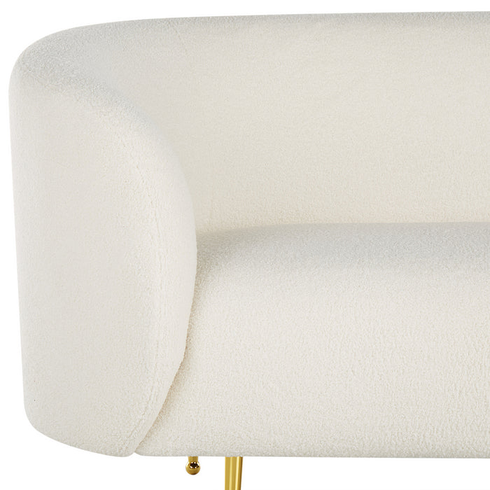 Beliani - LOEN - Tweezitsbank - Wit - Polyester