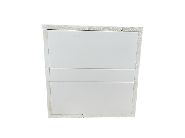 Wood4you - Speelgoedkist Kick Wit 90Lx50Hx50D cm