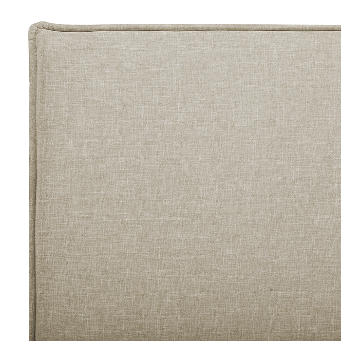 Beliani - SENNEZ - Tweepersoonsbed - Beige - 140 x 200 cm - Polyester