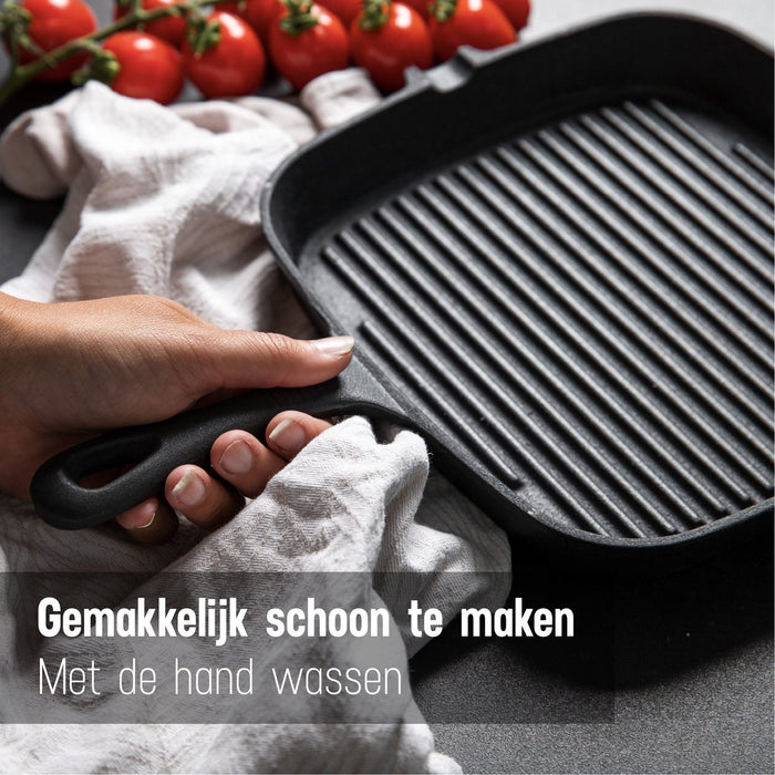 Daumonet Auguste Noir - Gietijzeren Grillpan
