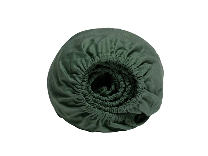 Yumeko hoeslaken katoen tencel™ evergreen 180x210x30