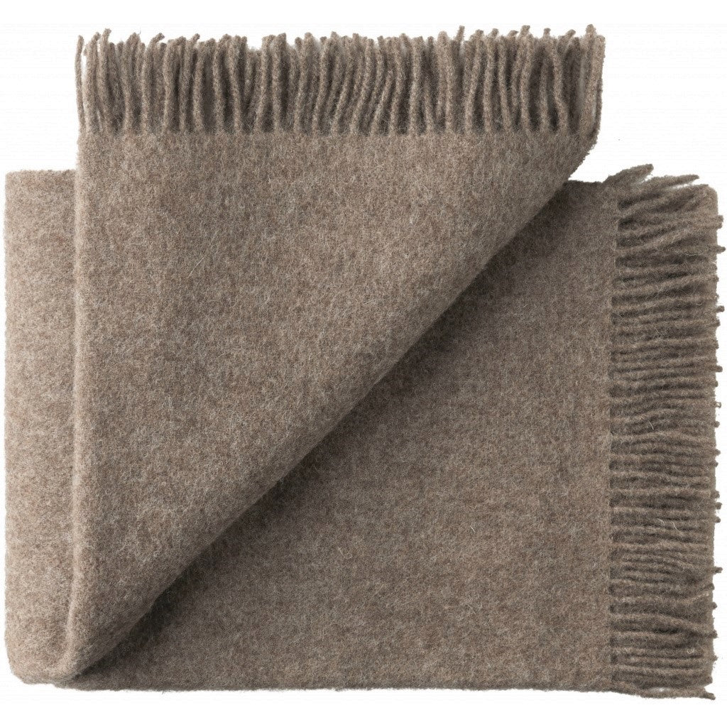 Silkeborg Athen plaid - 200 x 130 cm - Oak Brown