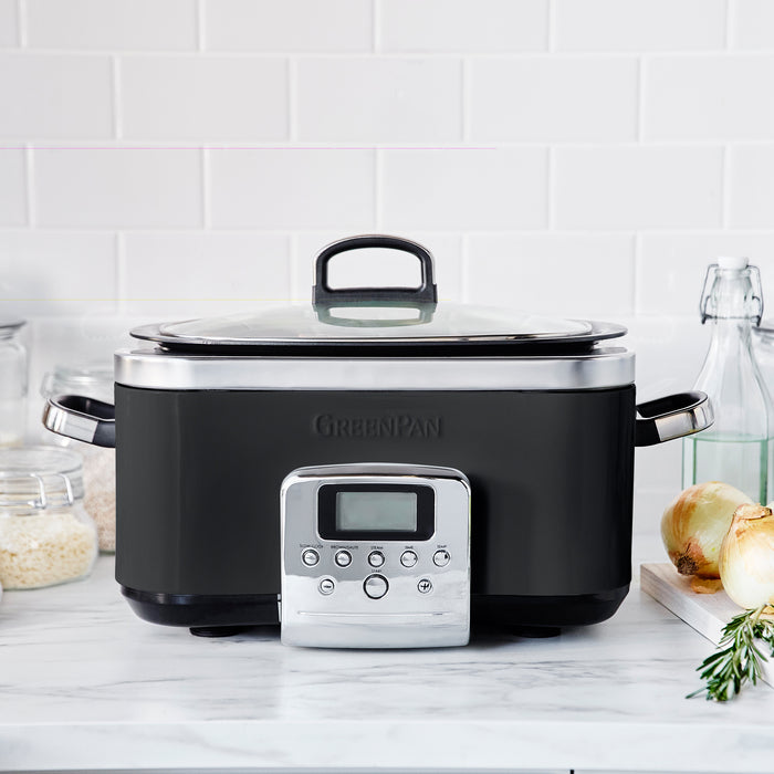 GreenPan Slowcooker Black 6L