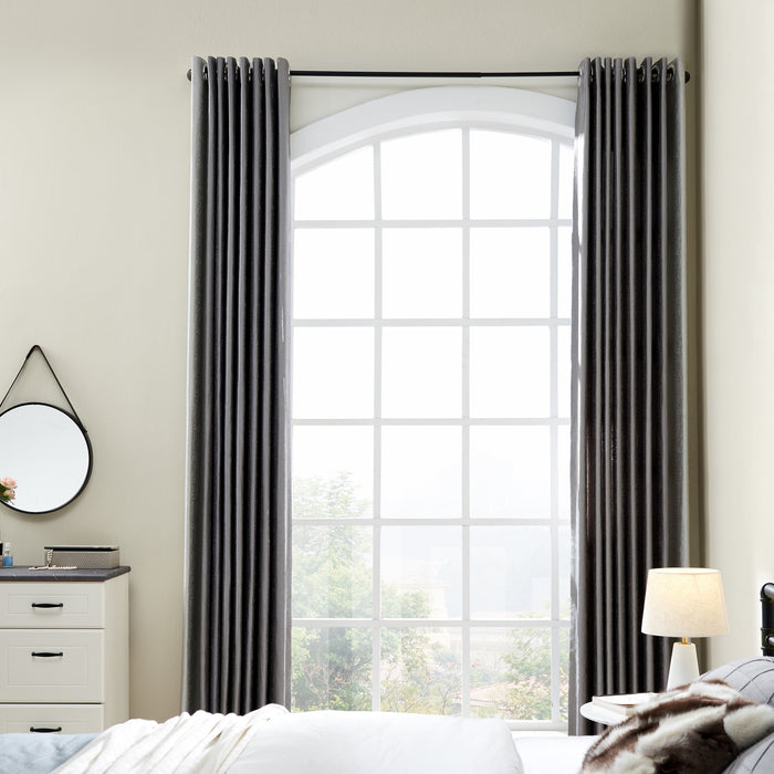 ACAZA Gordijnroede Zwart