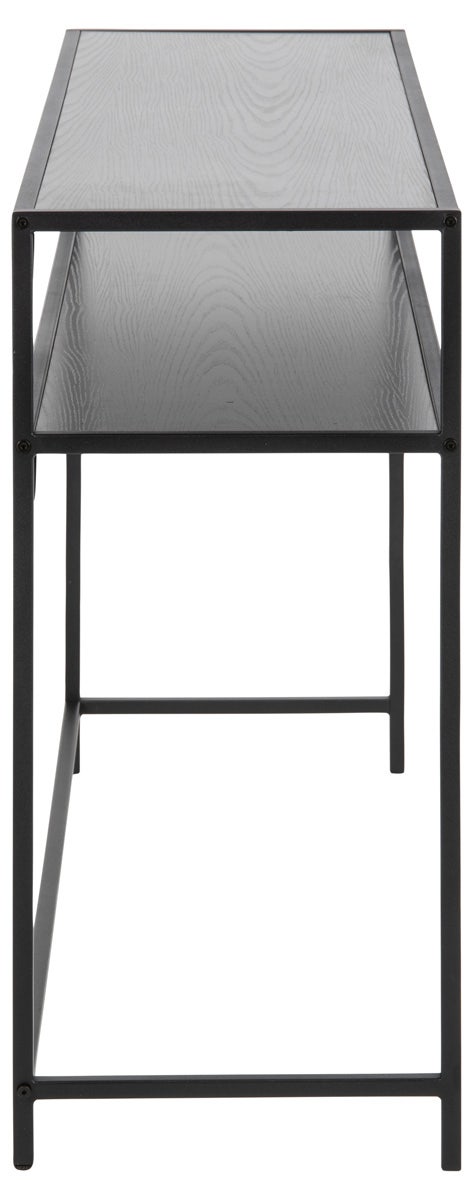 Lisomme Vic houten sidetable zwart - 120 x 35 cm