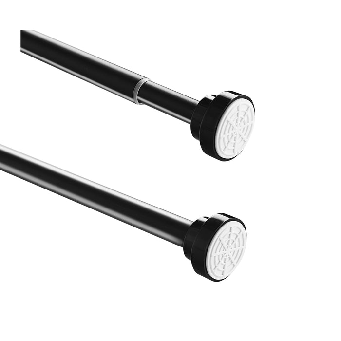 ACAZA Gordijnroede Zwart