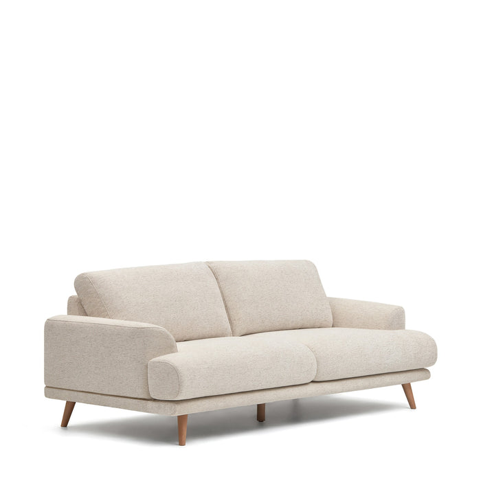 Kave Home Karin 3-Zitsbank - Wit