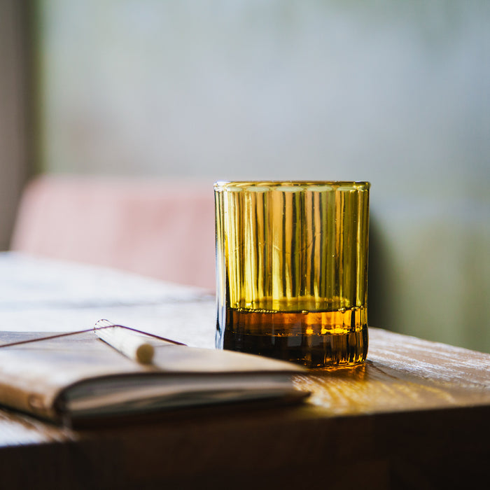 Brût Homeware, Set van 4 Tumbler 25 CL, amber