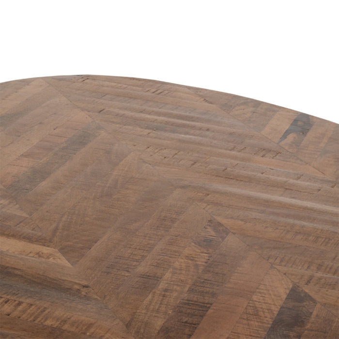 Giga Meubel - Eettafel Max Ovaal Visgraat 160cm