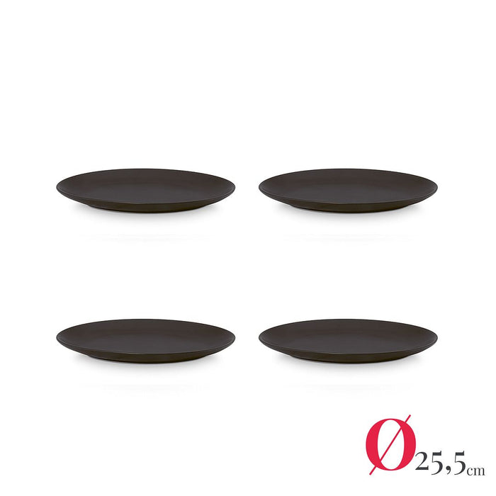 vtwonen Serviesset - Mat Zwart - Porselein - 24-delig