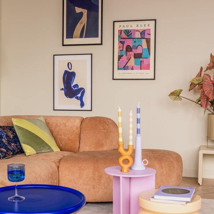 &k amsterdam Loop Kandelaar - Nude