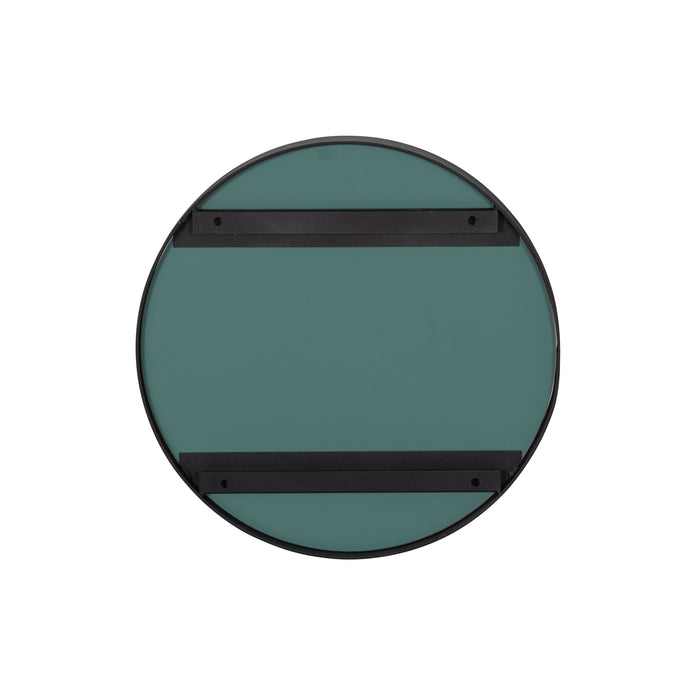 WOOOD Doutzen Spiegel 50 cm - Metaal - Zwart - Set van 2