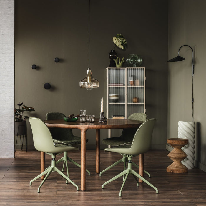 &k amsterdam Pillar Marshmallow Bijzettafel H 70 cm - Grijs