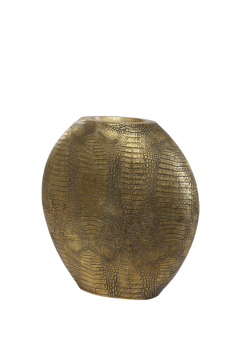 Light & Living Light&living Vaas deco 39x11x40 cm SKELD antiek brons