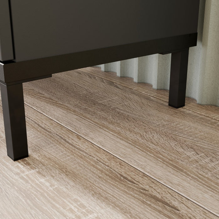 Germania Yonkers Wastafelonderkast Grafiet | Eiken 80 cm