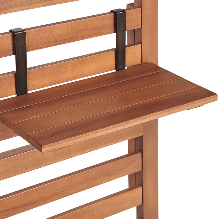 Beliani - MATINO - Tuinbank - Lichte houtkleur - Acaciahout