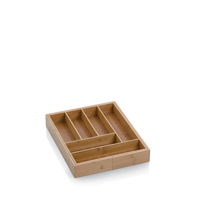 Kela - Bestekbak uitschuifbaar 35 cm x 43 cm, Bamboe - Kela | Kalma