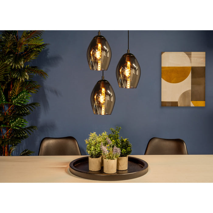 EGLO Estanys Hanglamp - E27 - Ø45 cm - Grijs|Zwart