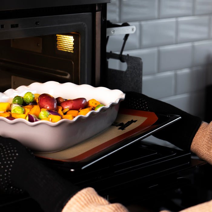 Krumble Siliconen bakmat - bruin