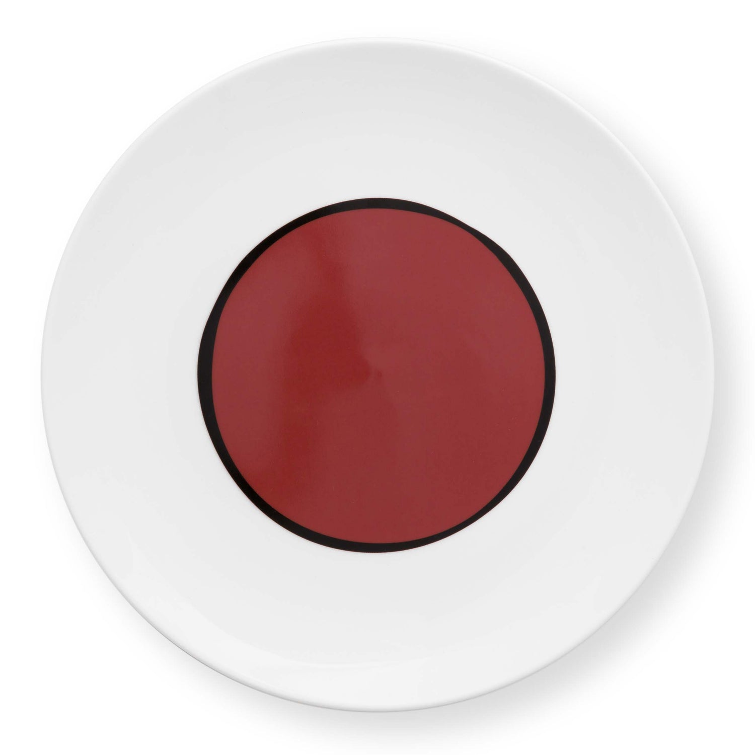 vtwonen Circles Bord Ø 23 cm - Red Earth