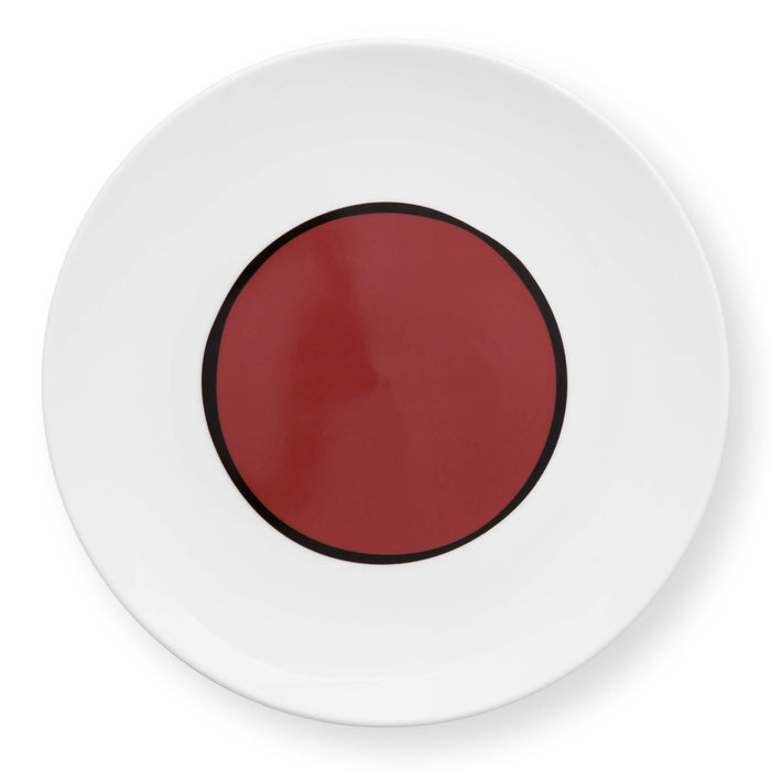 vtwonen Circles Bord Ø 23 cm - Red Earth