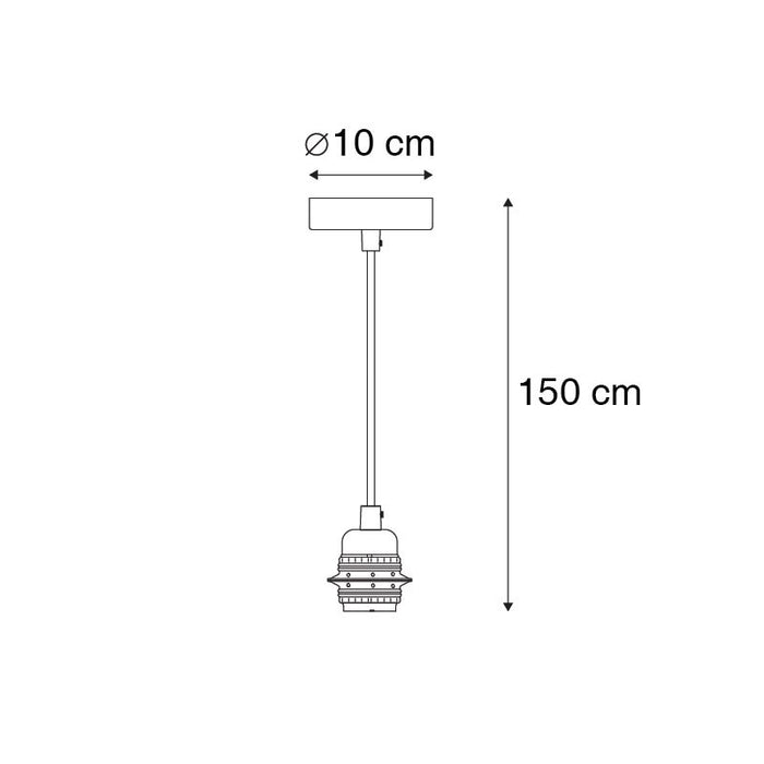 QAZQA Hanglamp cava luxe - Goud|messing - Modern - D 100mm