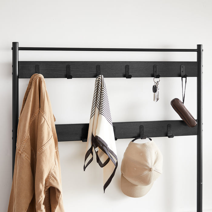 ACAZA Garderoberek Zwart