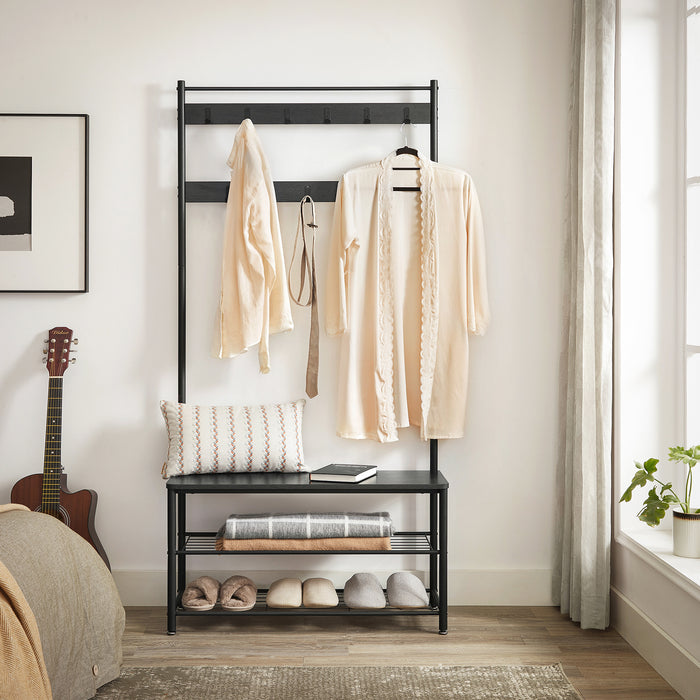 ACAZA Garderoberek Zwart