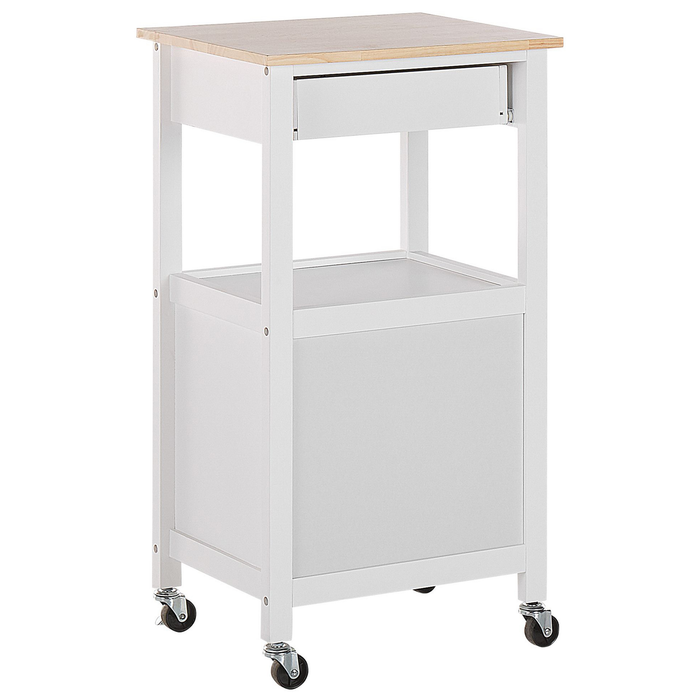 Beliani - SIENA - Keukentrolley - Wit - MDF